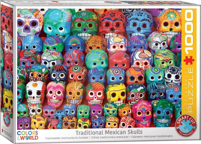 Eurographics puslespil Traditionelle mexicanske kranier 1000 brikker