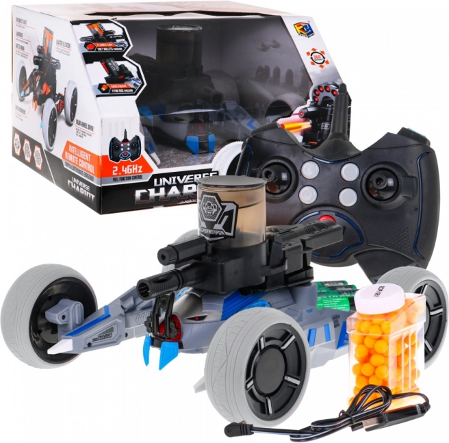 RC crawler med skydning til børn 5+ med lasersigte og 150 kugler