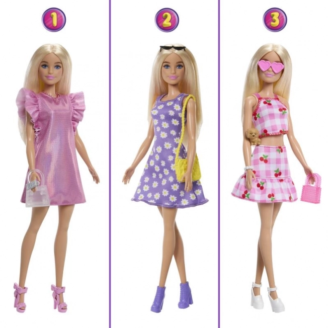 Barbie Drømmegarderobe i pastelfarver med dukke