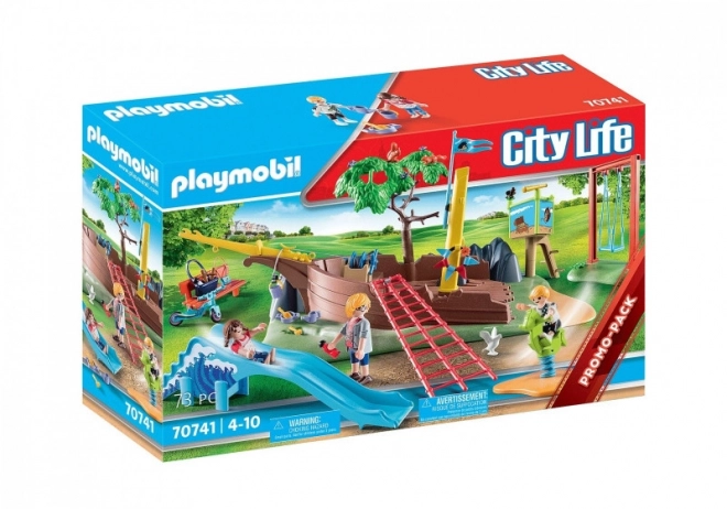 PLAYMOBIL1 City Life 70741 Legeplads med skibsvrag