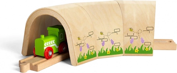 bigjigs rail buet trætunel til togbane