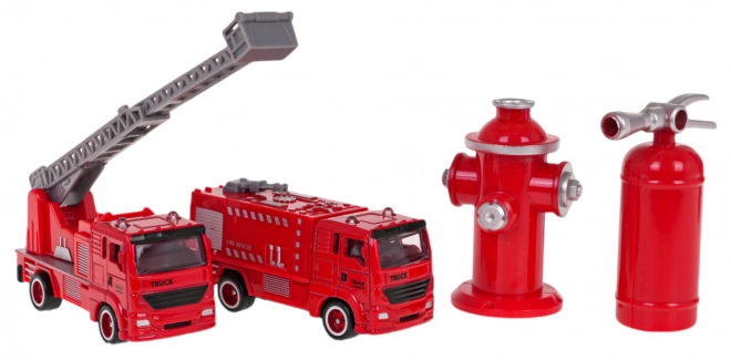 Autentiske brandkøretøjer