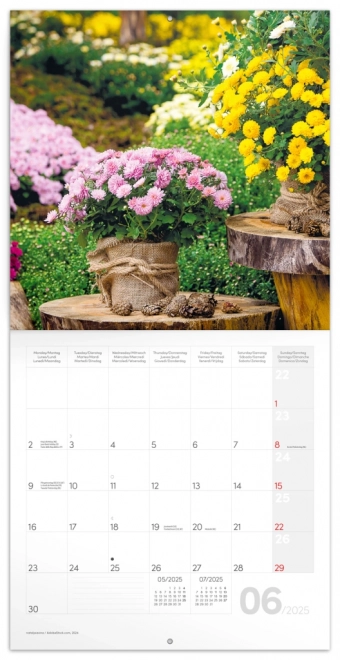 NOTIQUE Notitskalender Haver 2025, 30 x 30 cm