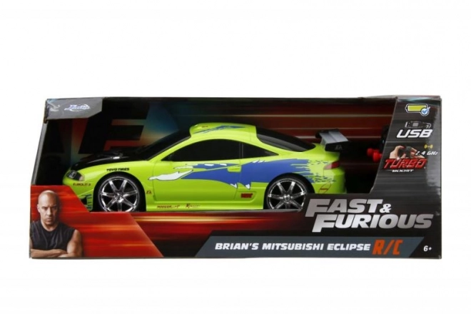 Hurtig og Rasende RC bil Mitsubishi Eclipse 1:16