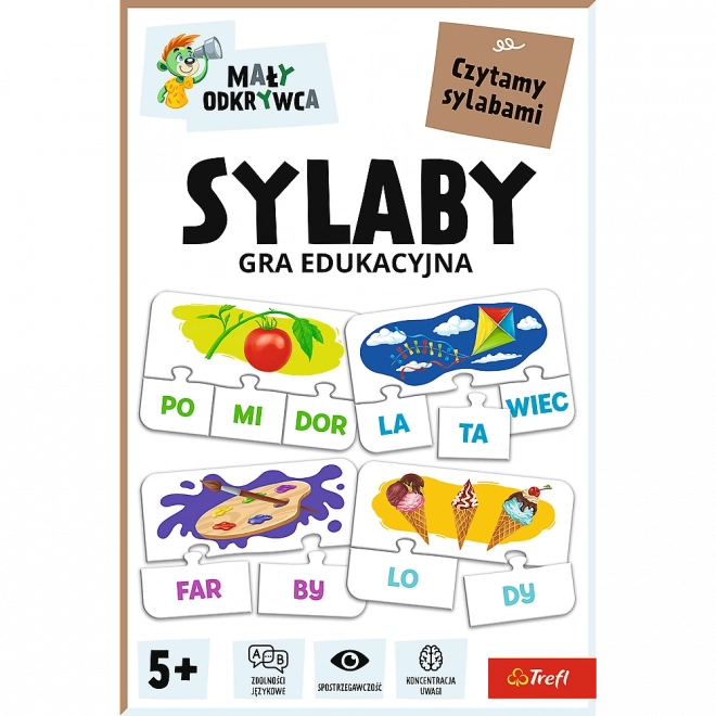Sylaby pædagogisk spil til børn