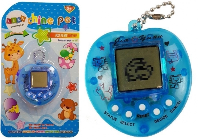 Elektronisk Tamagotchi-spil Blå med kort kæde
