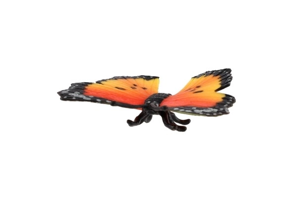 Afrikansk Monark Sommerfugl (sommerfugl) i plast 7cm i pose