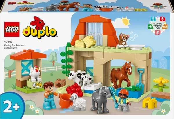 LEGO DUPLO pasning af dyr på gården
