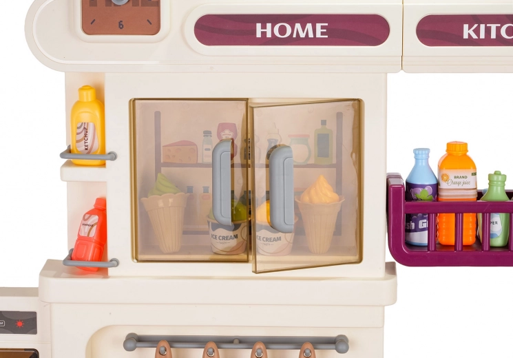 Fungerende vandhane og praktiske opbevaringsrum