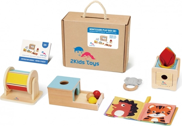 Montessori legetøjssæt til børn fra 5 måneder