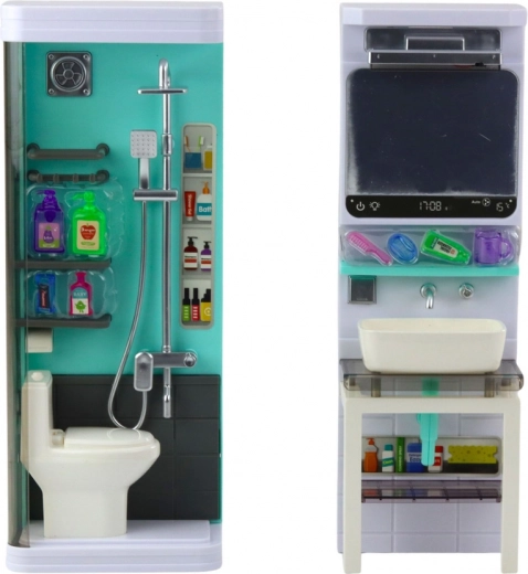 Komplet badeværelsesudstyr