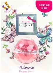 Læbepomade Lukky Diamant 2-i-1