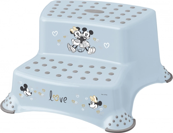 Dobbelttrin til toilet og håndvask MICKEY – blå