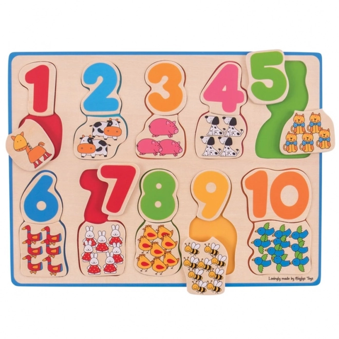 Regnepuzzle Bigjigs Legetøj
