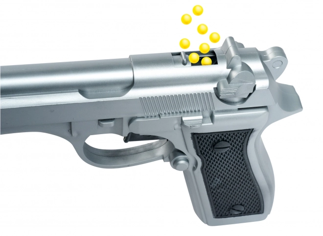 Kuglepistol med ammunition 21cm, 3 slags