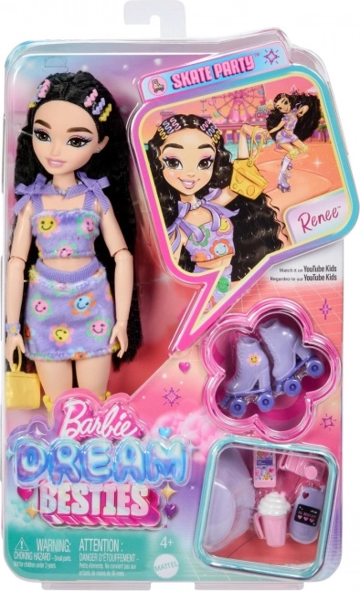Barbie Dream Besties Renee på rulleskøjter