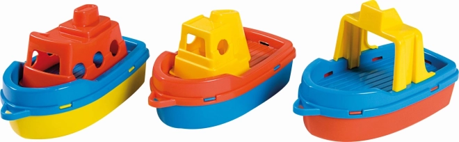 Androni sæt med 3 både til badekar og sand 15 cm