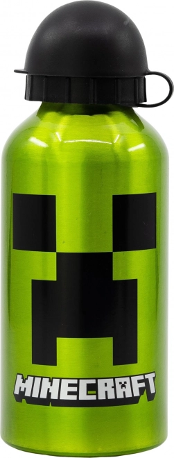STOR Aluminium drikkeflaske Minecraft 400ml