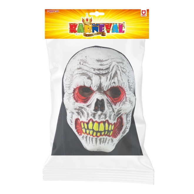 Skeletmaske med tørklæde