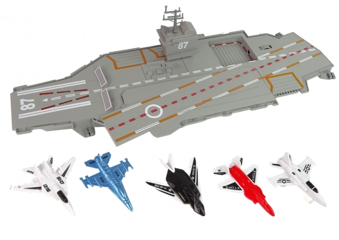 Hangarskib Jets 5 stk Lyd og lys