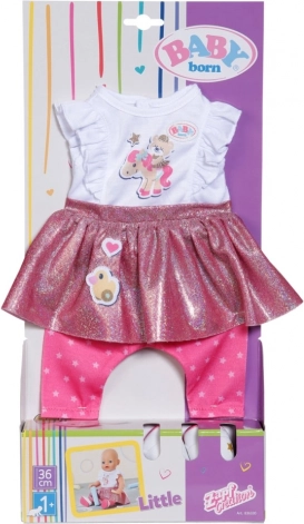 BABY born Little hverdagsoutfit til dukke 36 cm