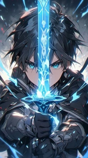 Diamantmaleri Kirito 30x40 cm
