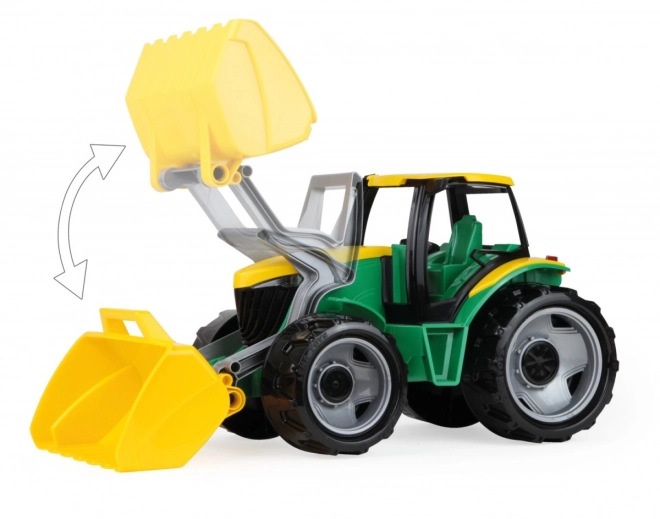 Børnetraktor med skovl Grøn-gul