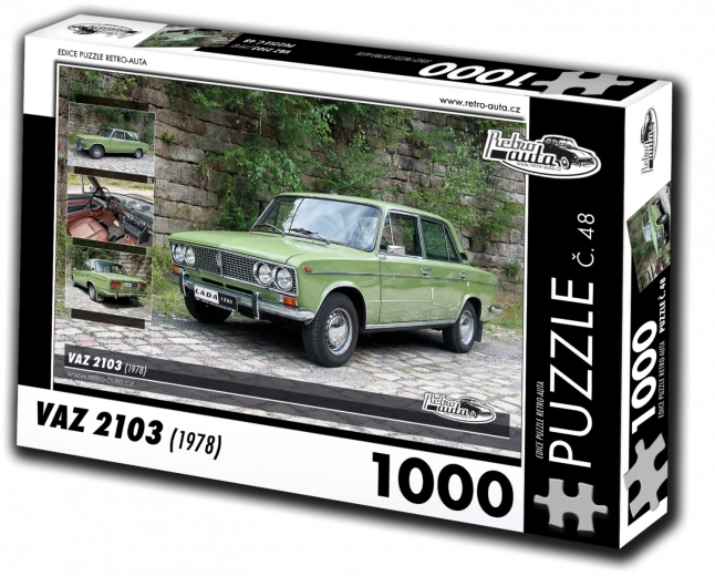 Retro biler puslespil VAZ 2103 (1978) – 1000 brikker