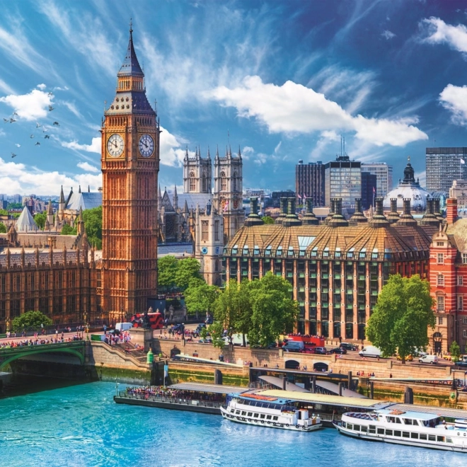 Puslespil 500 brikker Solrigt London Trefl