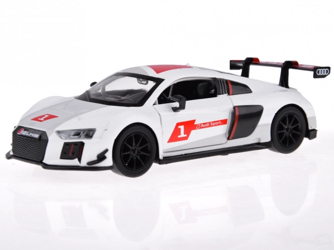 Metallmodel af sportsvognen Audi R8 LMS i skala 1:32