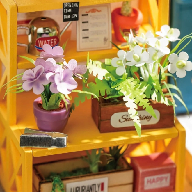 Forårsblomster - DIY Miniaturedukkehus