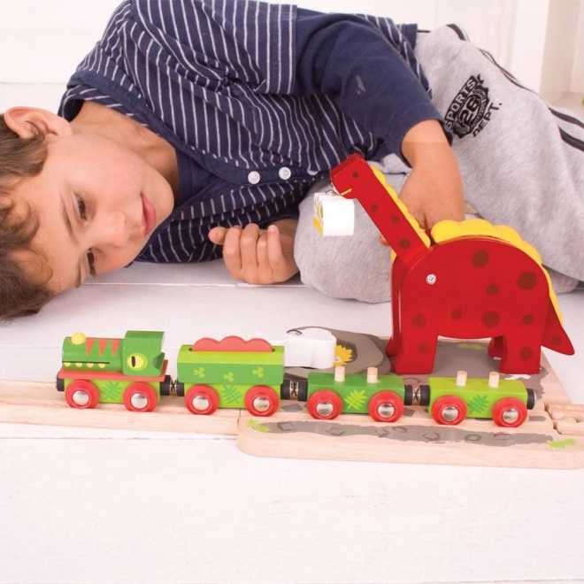 Bigjigs Rail Dinosaur Kran