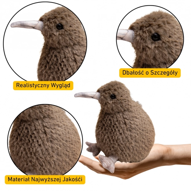 Plys kiwi-fugl brun