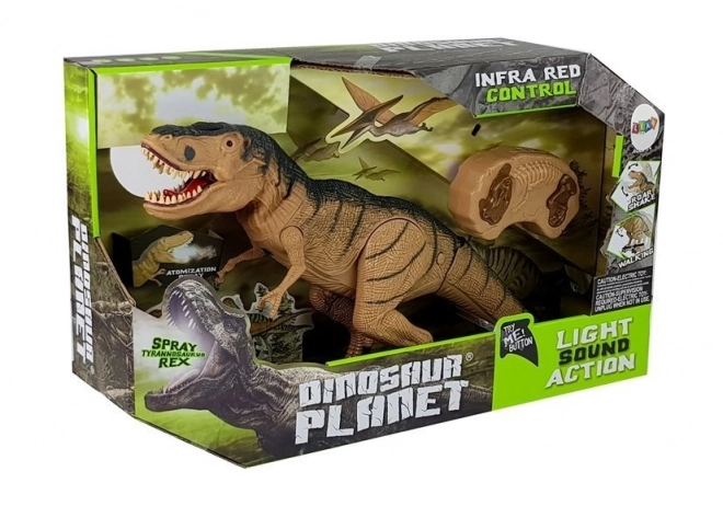 Fjernstyret Tyrannosaurus Rex med røg