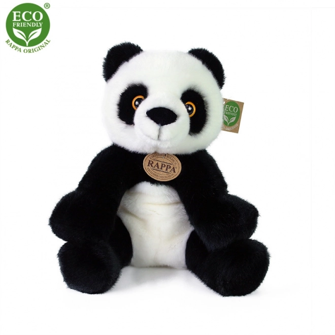 Rappa Plysbamse panda siddende 27 cm ØKO-VENLIG