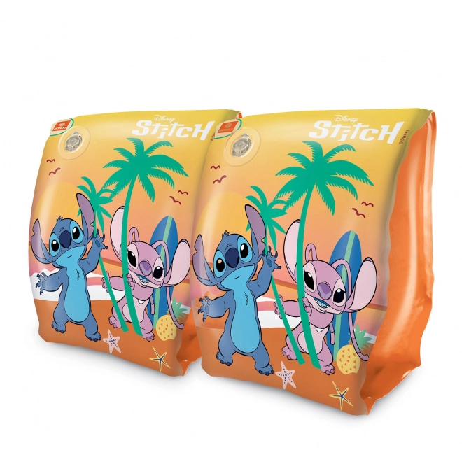 Oppustelige armvinger med motivet Stitch