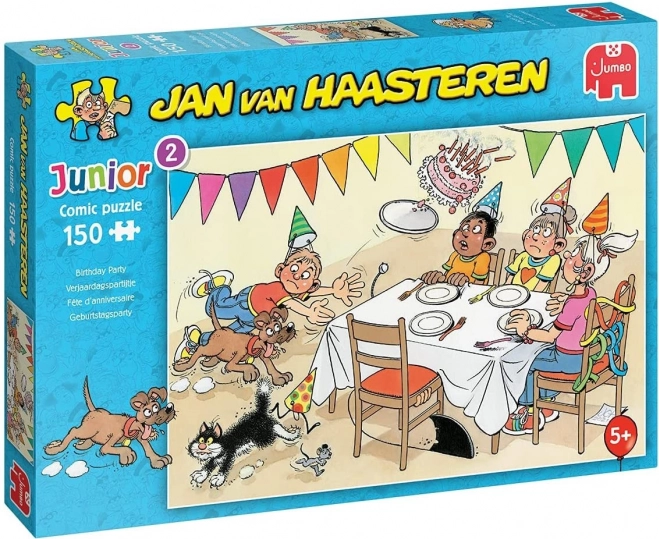 Puslespil JUMBO Jan van Haasteren Junior: Fødselsdagsfest 150 brikker