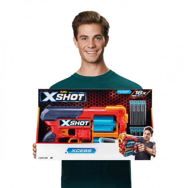 Wyrzutnia X-Shot Excel Xcess (16 pile) orange