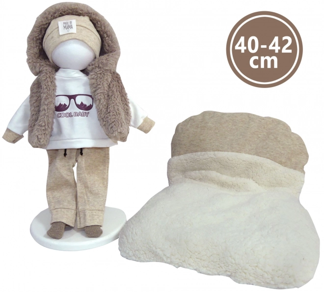 Llorens M738-99 tøj til dukke baby NYFØDT størrelse 40-42 cm