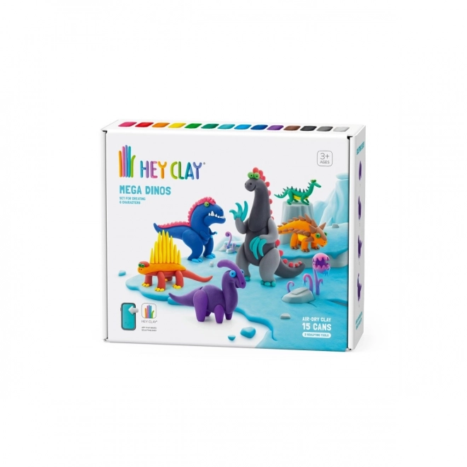 Hey Clay Mega Dinosaurer Sæt