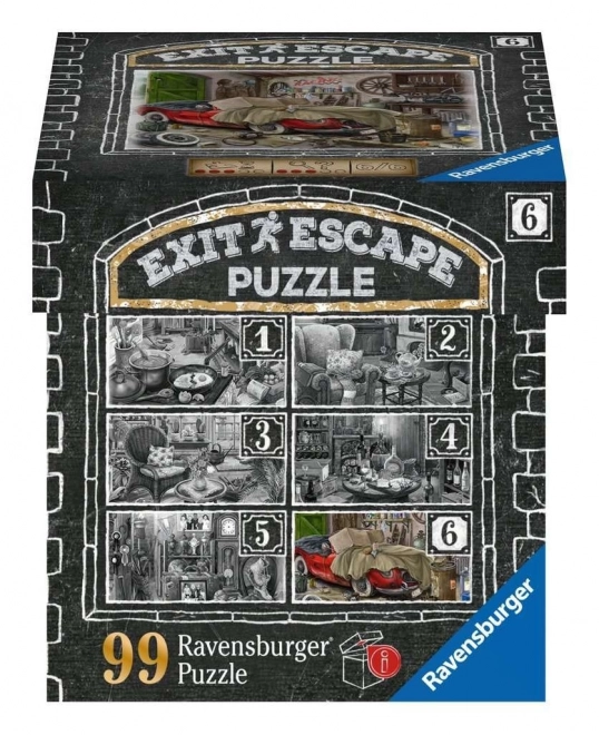 Exit Puslespil: Garage 99 brikker