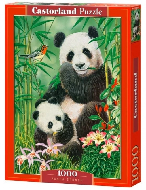 Puslespil 1000 brikker CASTORLAND Panda brunch