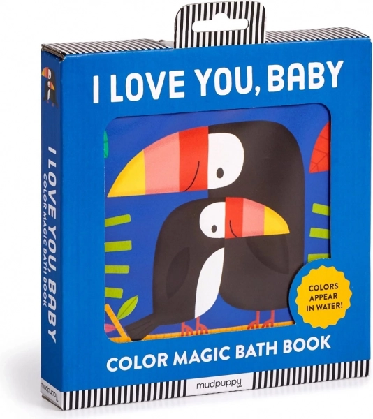 mudpuppy magisk badebog i love you