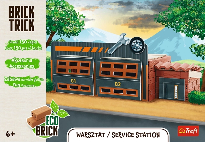 TREFL BRICK TRICK Bilværksted L 150 dele