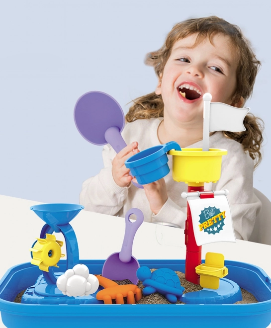 woopie børnespillebord vand 2i1 piratskib