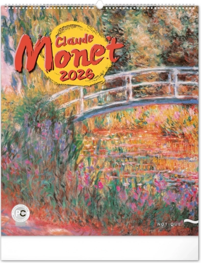 Vægkalender Claude Monet 2026