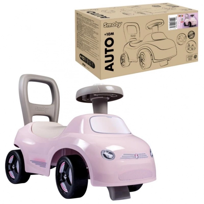 Smoby Gåbil Bil Lyserød