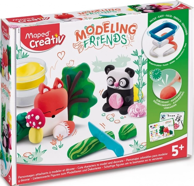 Kreativt Sæt Maped Creativ - Modellering Med Figurer