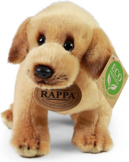 plysbamse labrador stående 20 cm eco‑friendly