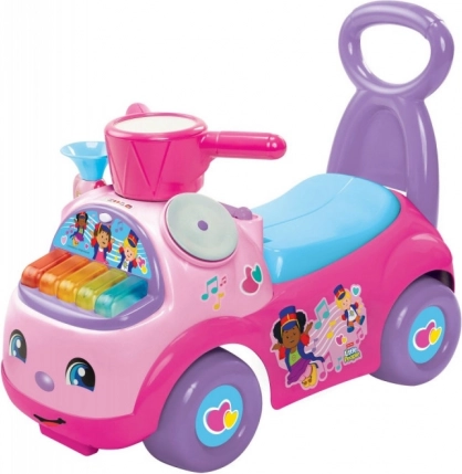 Løbecykel Fisher-Price Musikalsk parade pink